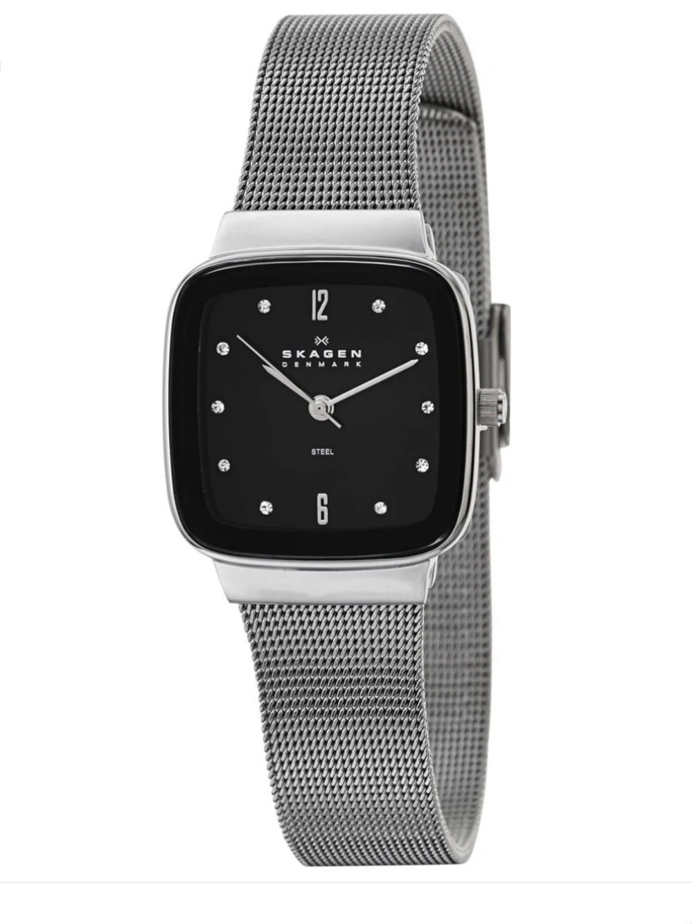 Skagen 658SSB 26 mm square Stainless Steel
Band type Bracelet Mesh Style